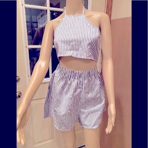 Two piece romper Set New with tags on!